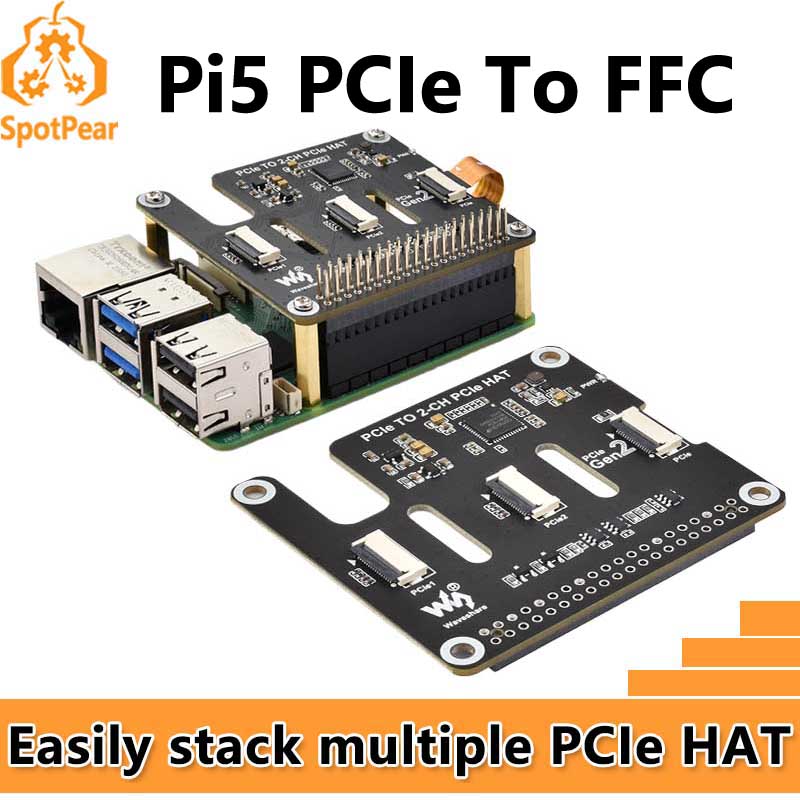 Raspberry Pi 5 PCIe naar 2-CH  - Turing Pi 2 recensie en prijs